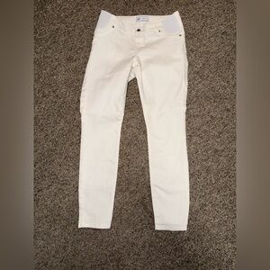 GAP Maternity White Skinny Jeans NWOT